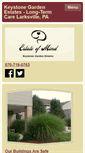 Mobile Screenshot of keystonegardenestates.com